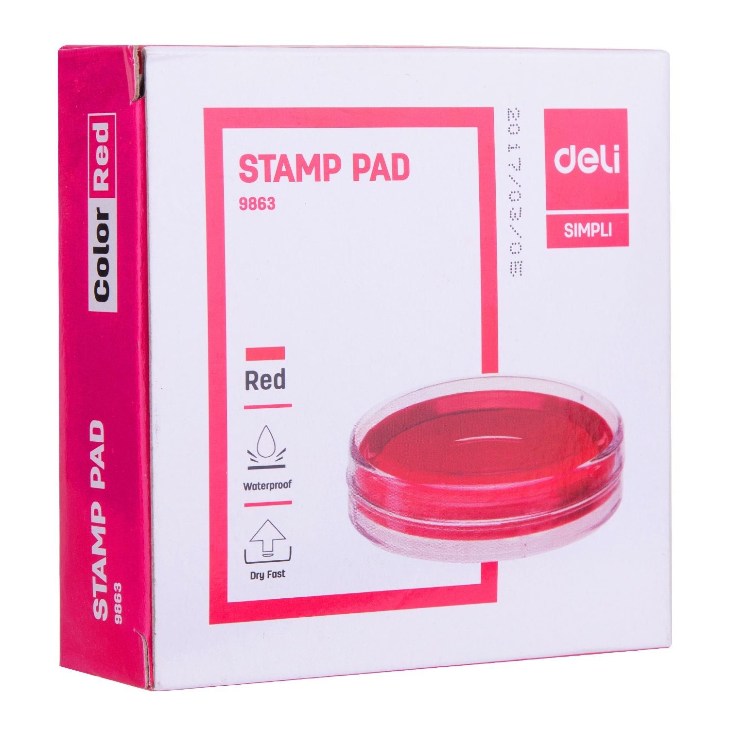 mua khay mực dấu đỏ Deli E9863 giá rẻ