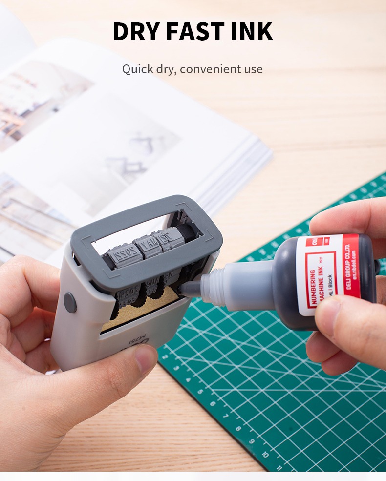 mực dấu văn phòng Deli E7521