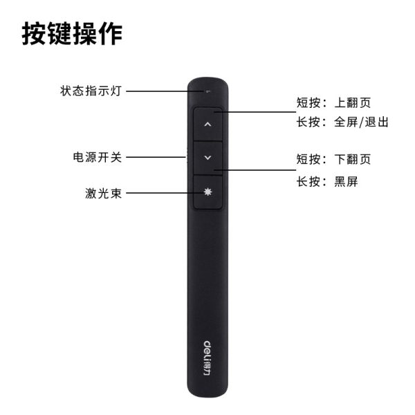 Bút laser trình bày loại nào tốt Deli 2808P