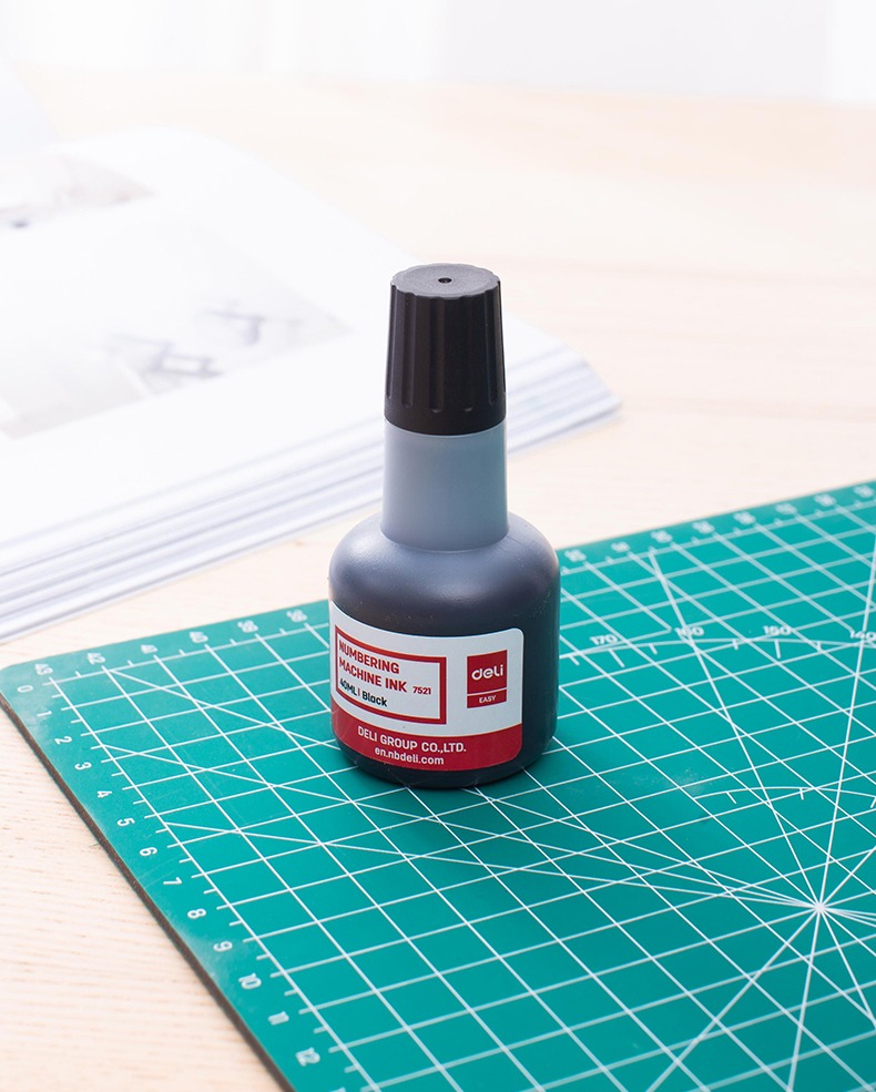mực dấu đen Deli E7521