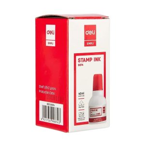 Mực dấu đỏ 40ml Deli E9874
